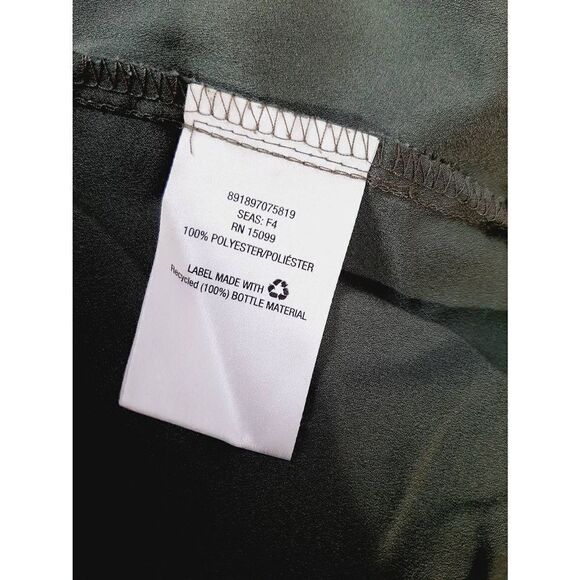 Laura Scott Green pintuck button front sz 18/20 blouse - Picture 4 of 4